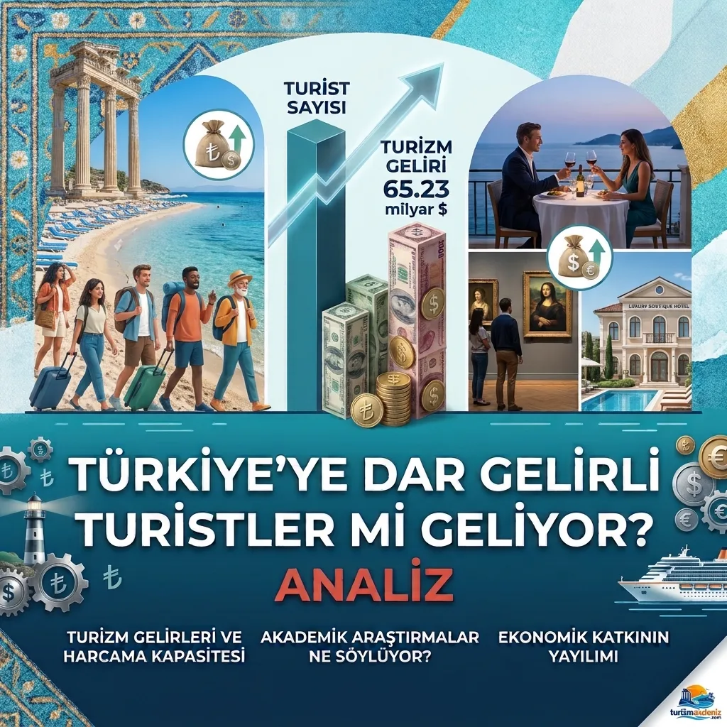 TÜRKİYE’YE DAR GELİRLİ TURİSTLER Mİ GELİYOR?