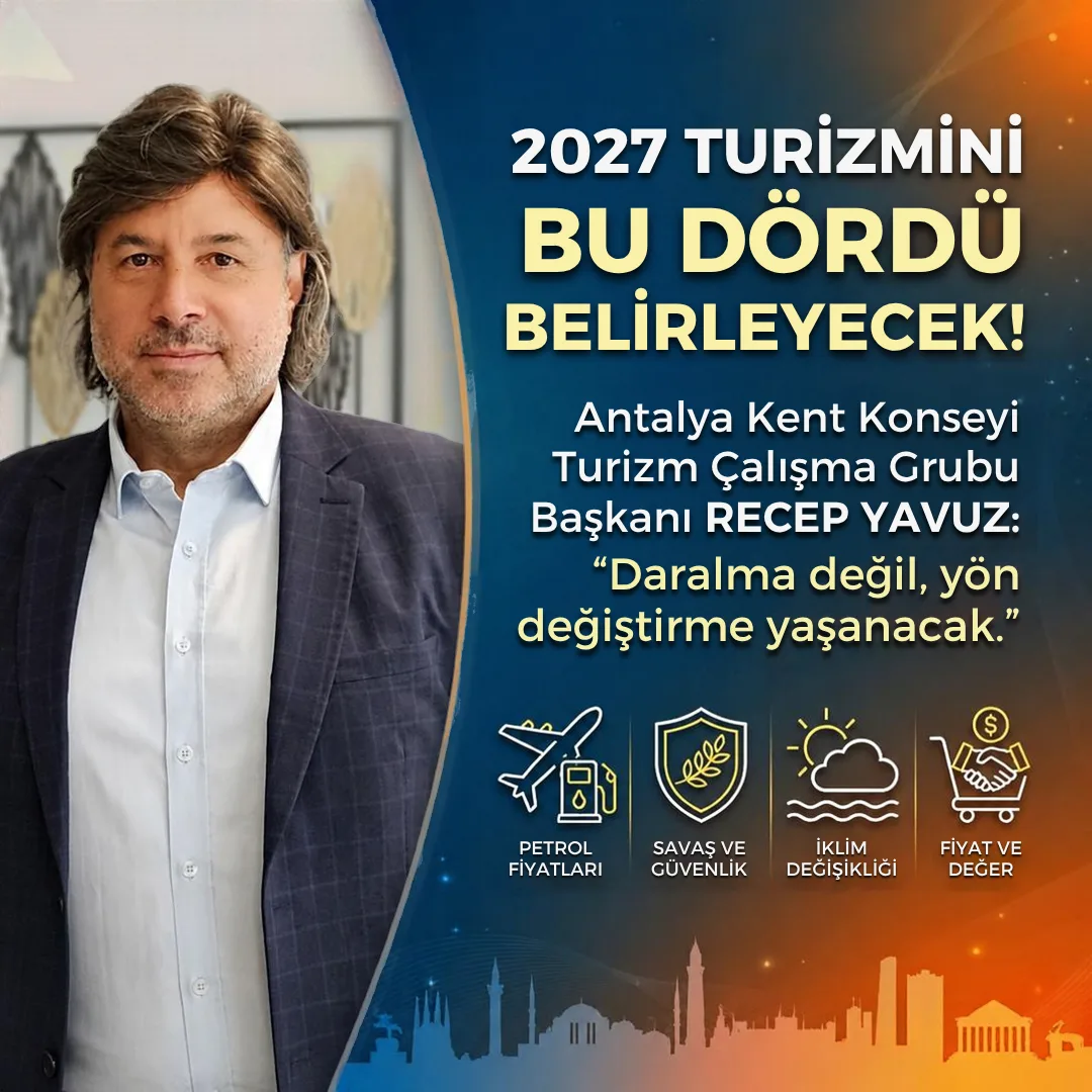 2027 TURİZMİNİ BELİRLEYECEK 4 KRİTİK FAKTÖR: PETROL, SAVAŞ, İKLİM VE FİYAT/DEĞER DENGESİ